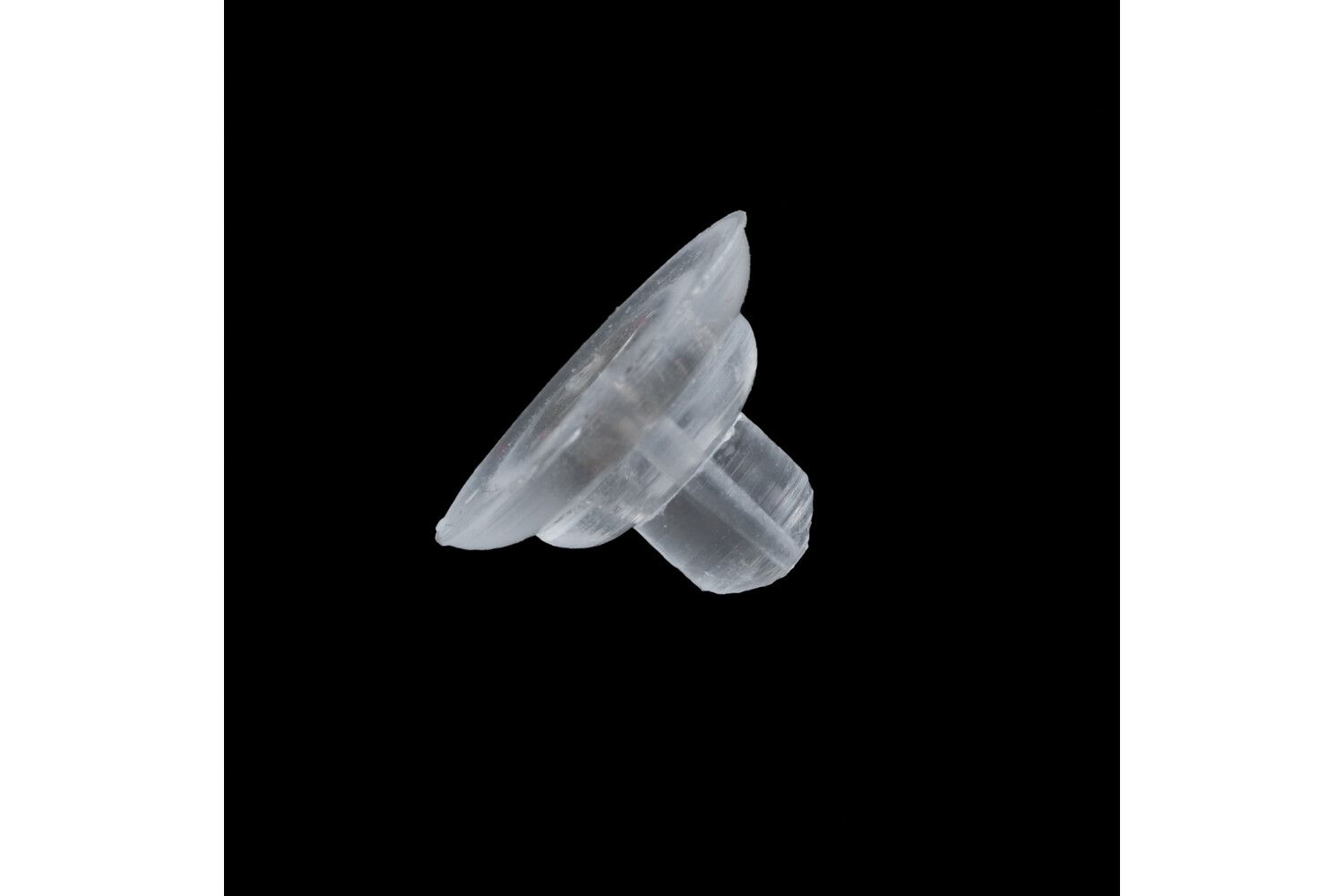 Poussettevlinder silicoon zilver