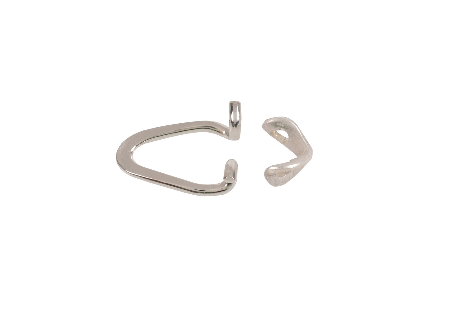 Clip d'oreille en argent à monter