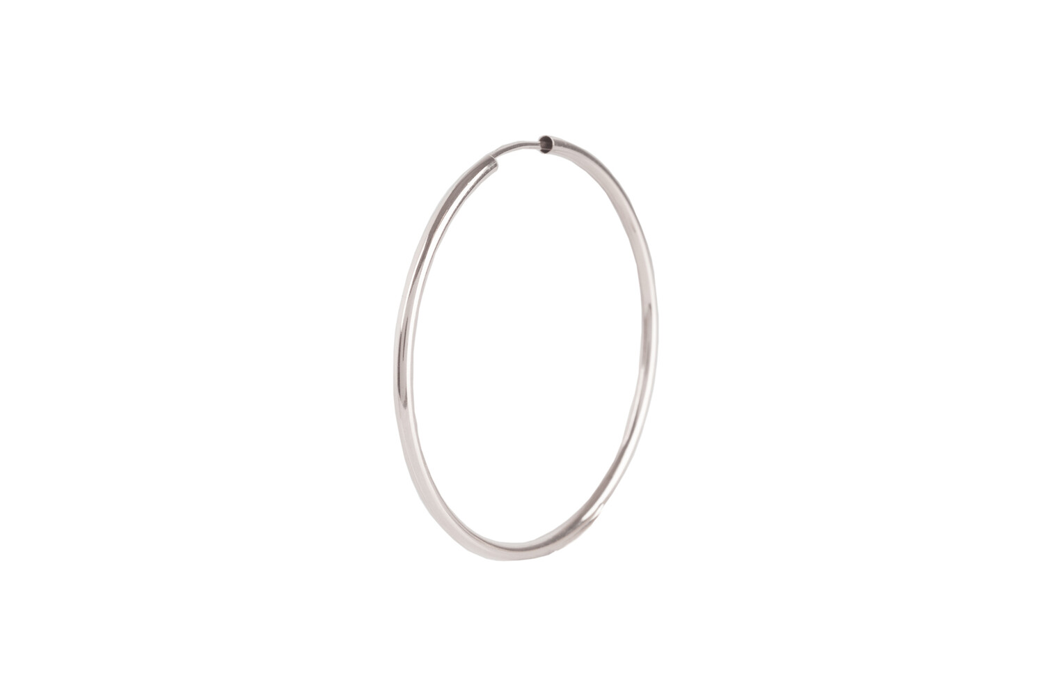 Boucles d'oreille flexibles argent 40.0 mm