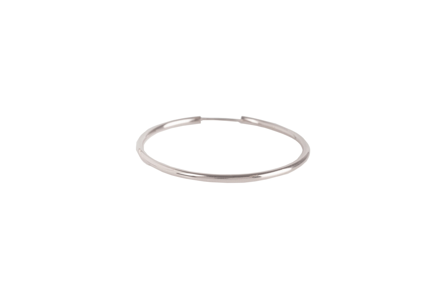 Boucles d'oreille flexibles argent 40.0 mm
