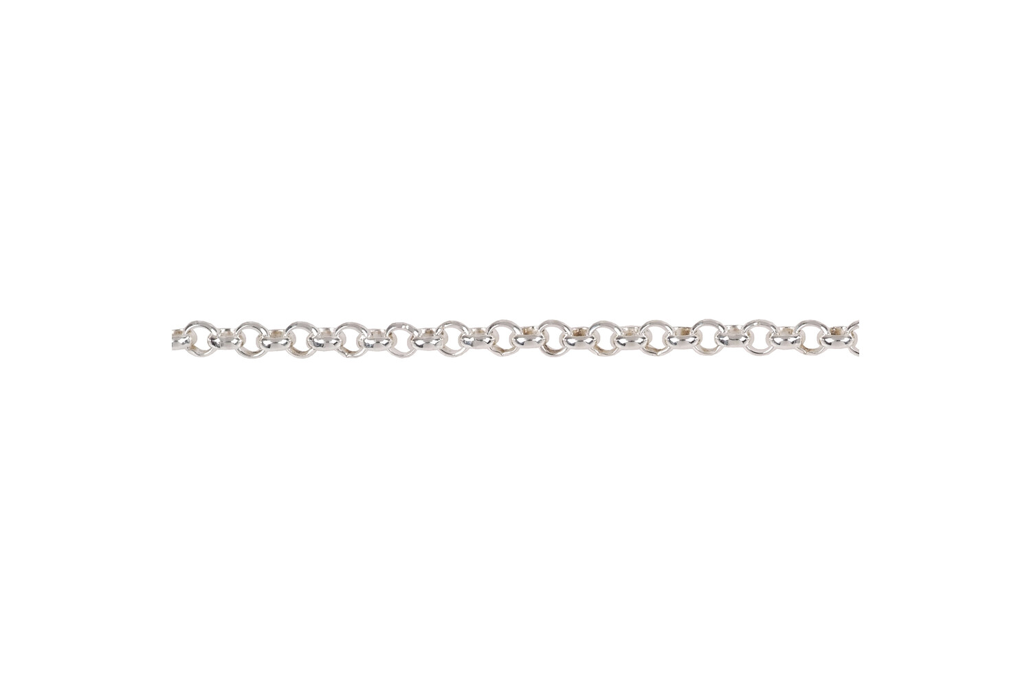 Chaine jasseron argent 3.0 mm