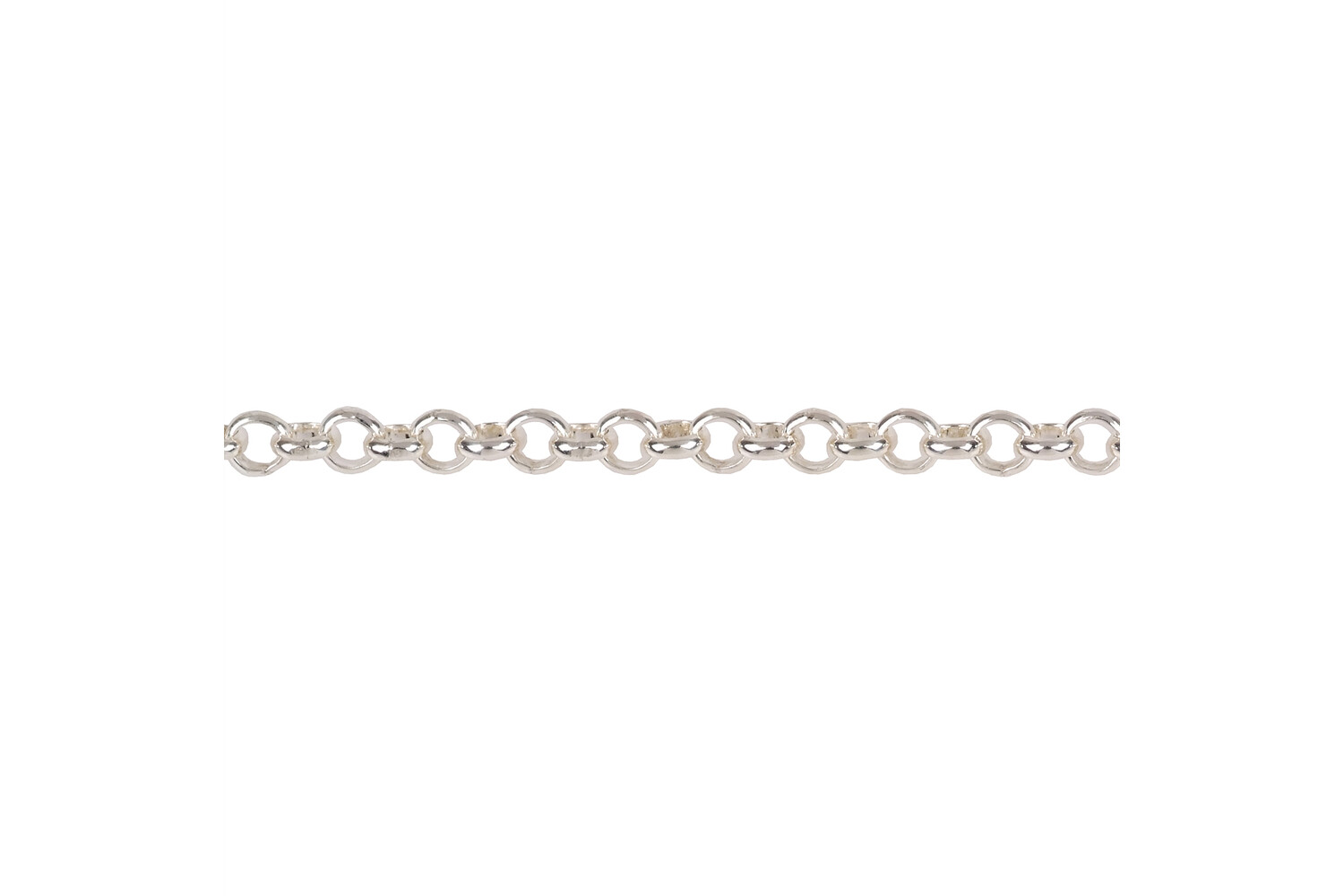 Chaine jasseron argent 4.0 mm