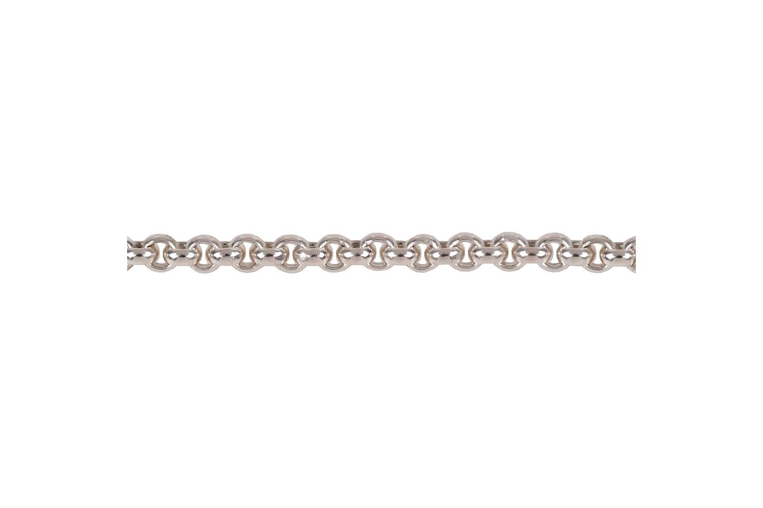 Chaine jasseron argent 4.0 mm