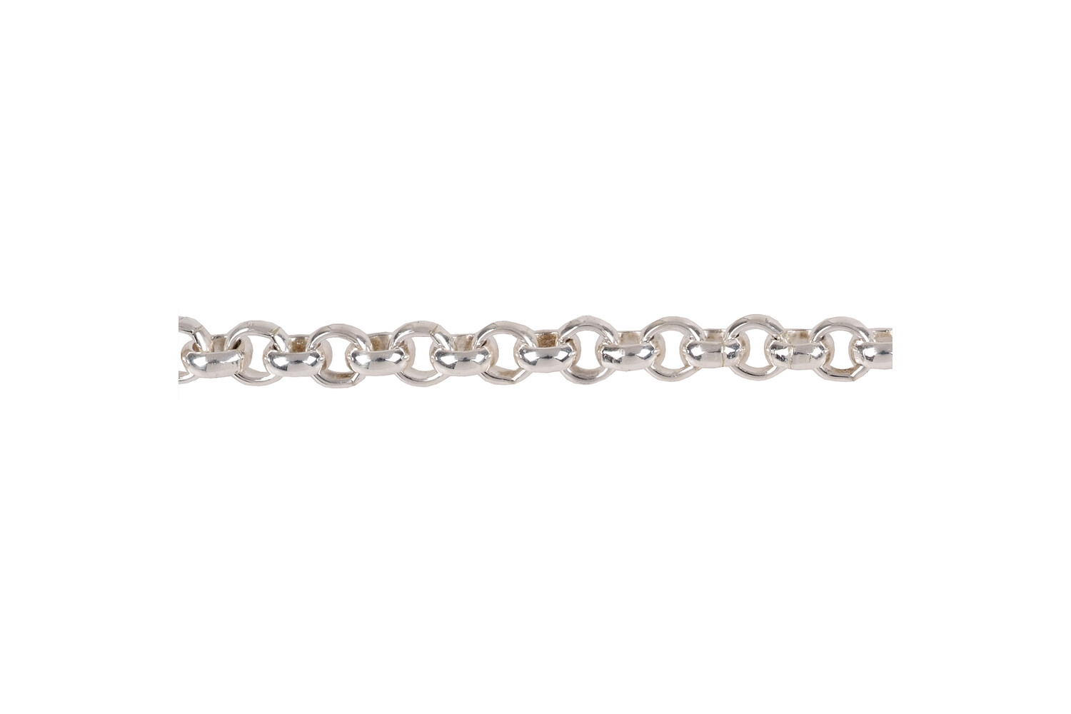 Chaine jasseron argent 5.0 mm