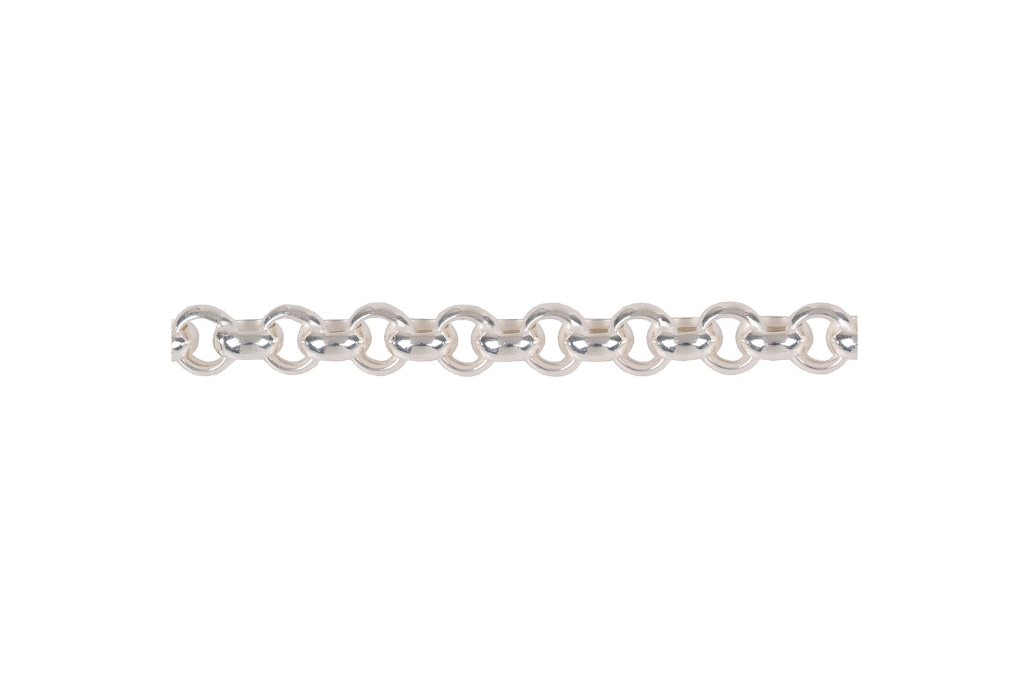 Chaine jasseron argent 5.5 mm