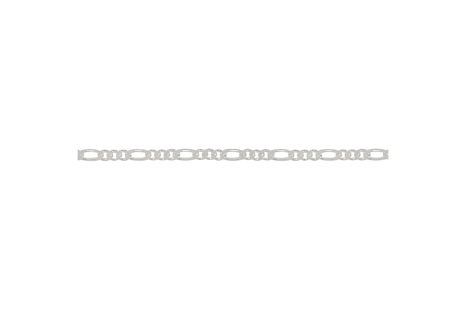 Chaine figaro argent 1.9 mm