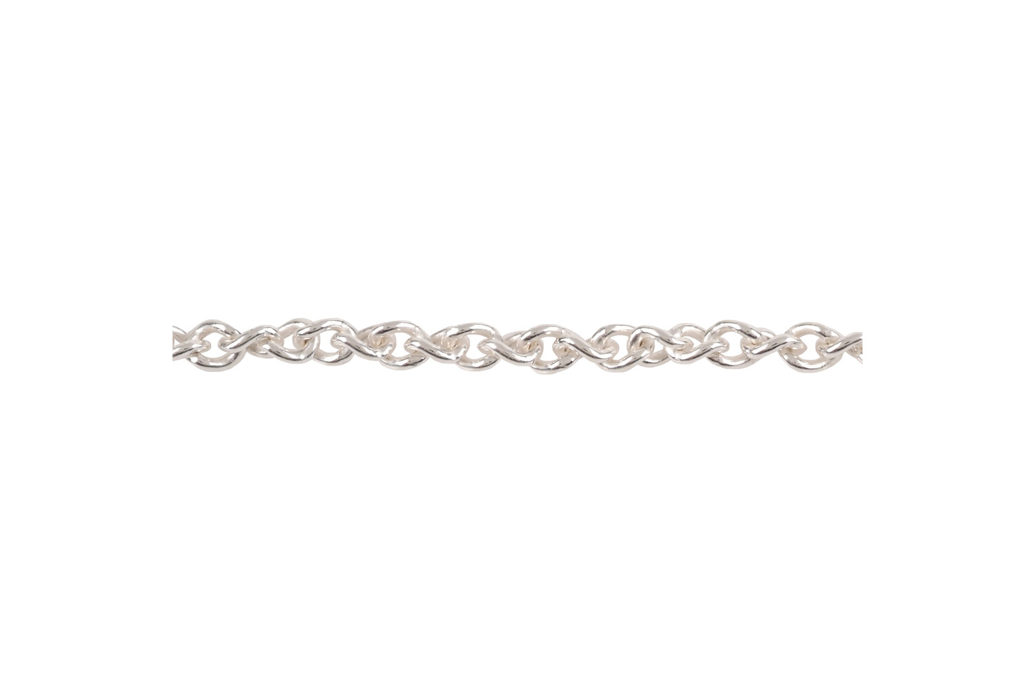 Collier infinity argent 3.8 mm