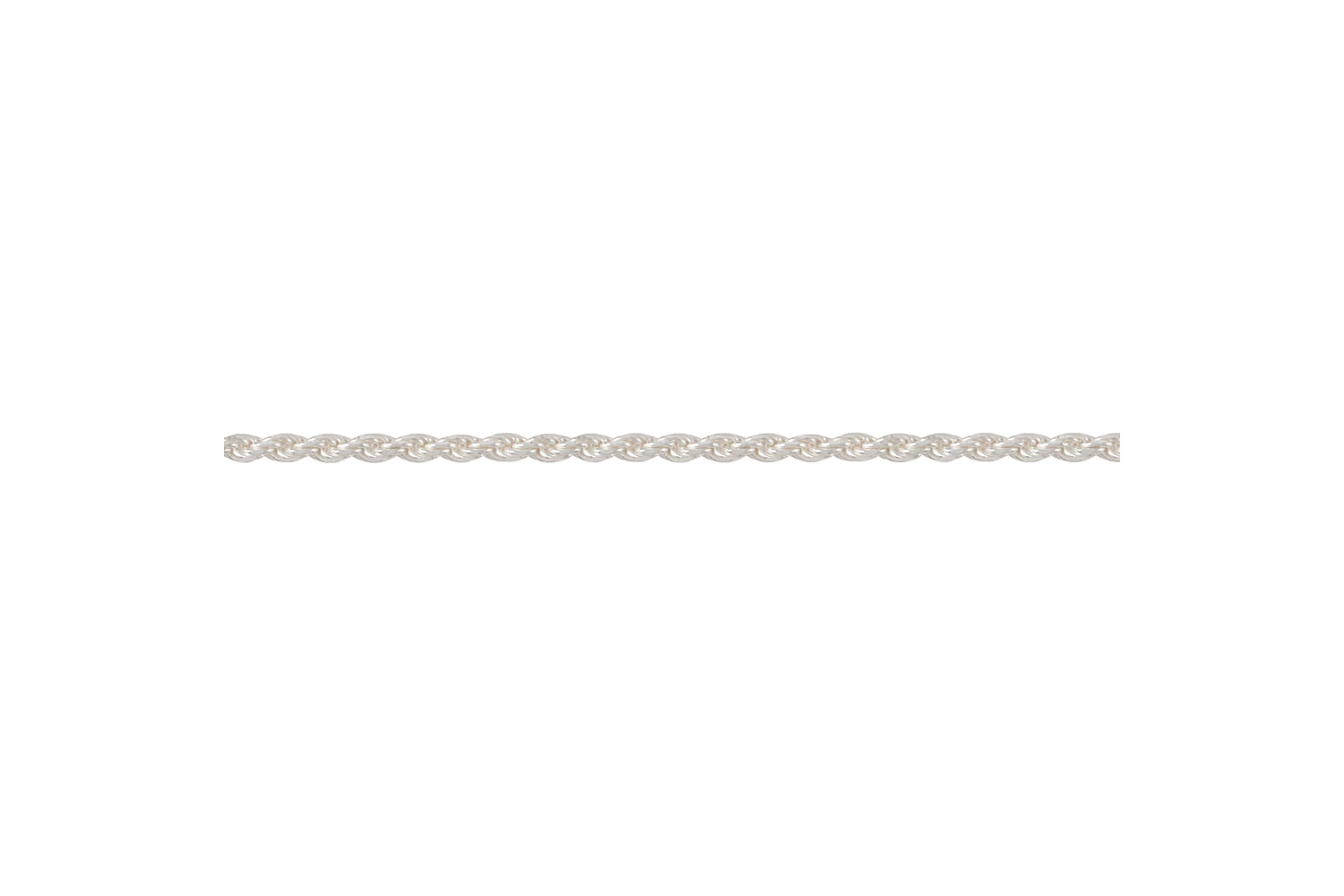 Chaine corde argent 1.5 mm