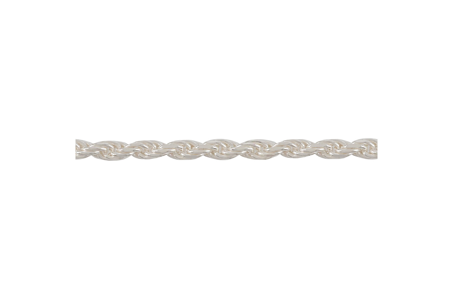 Chaine corde argent 3.2 mm