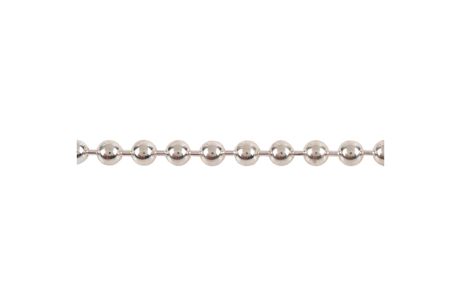 Balletjes collier 4.0 mm zilver
