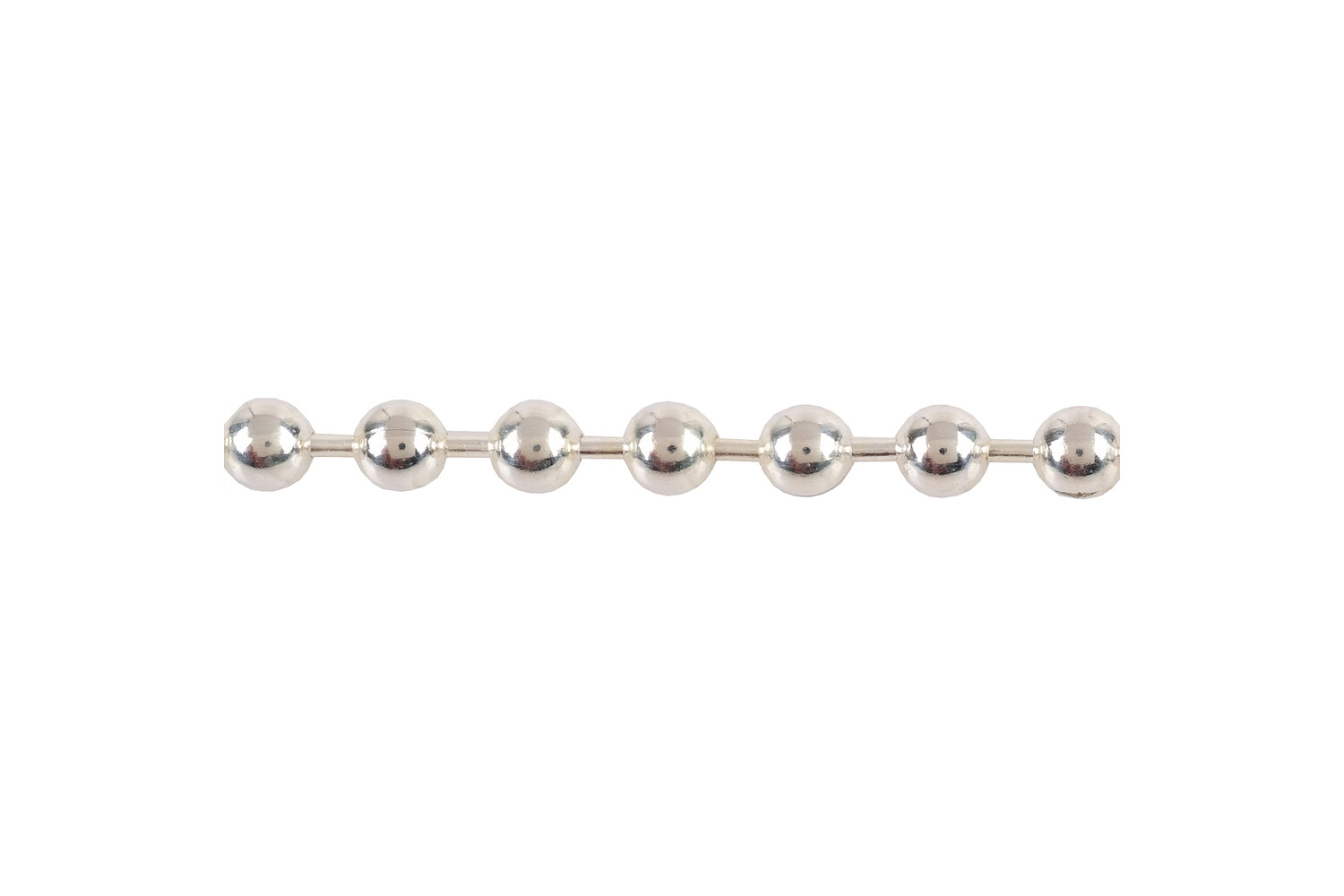 Chaine perlée argent 5.0 mm