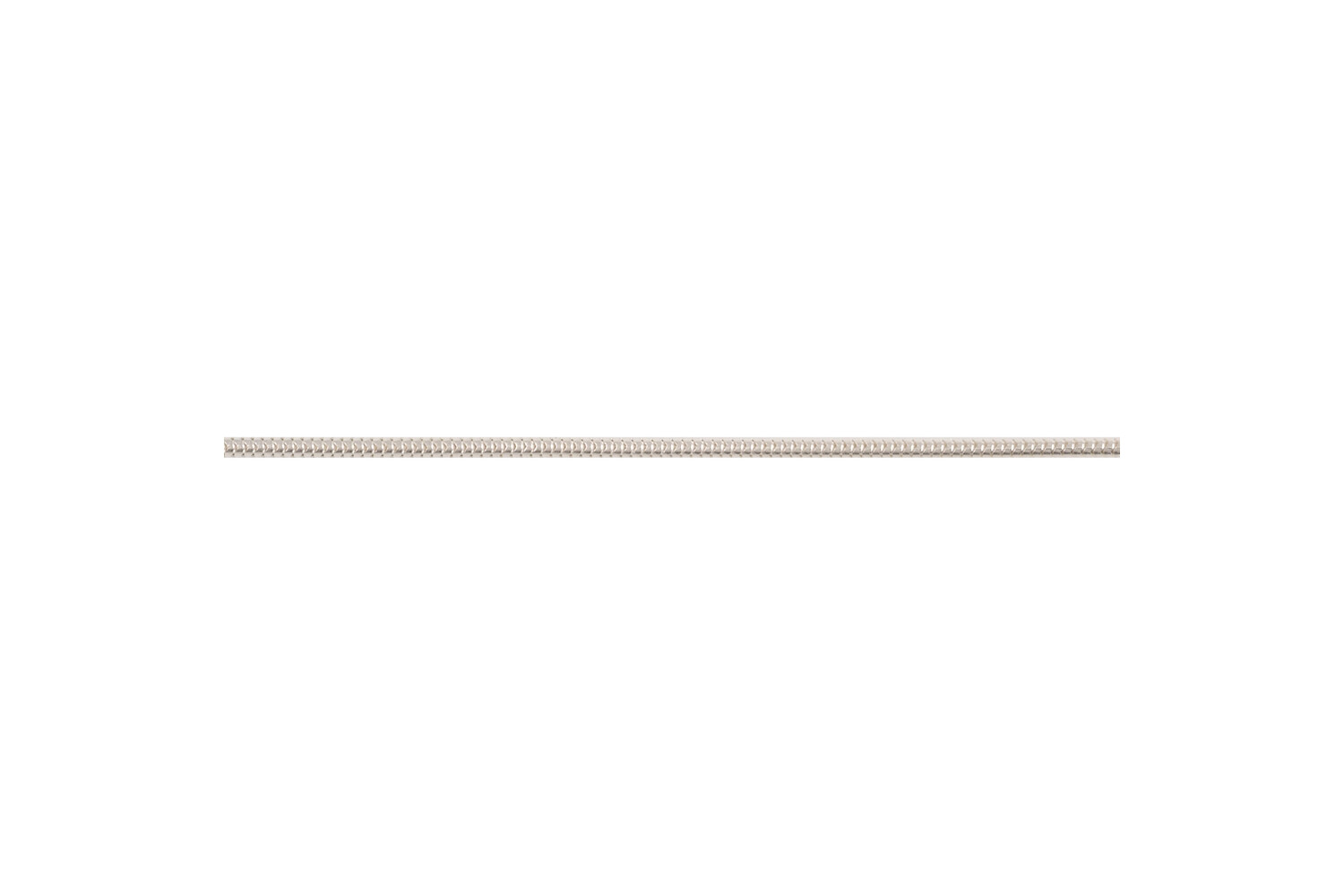 Slangen collier 1.4 mm zilver