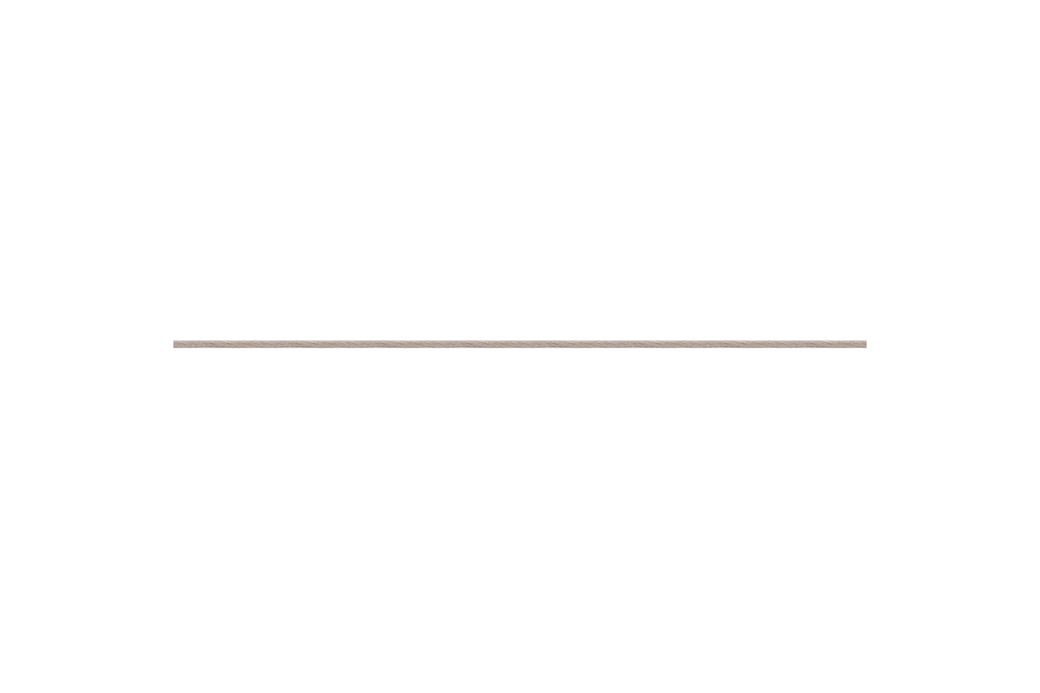 Cable torsadé argent 0.6 mm
