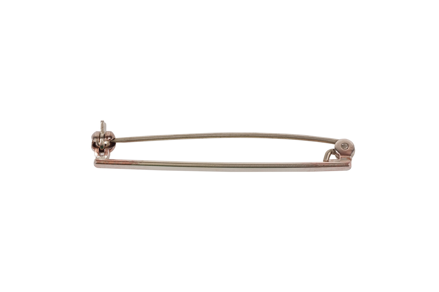 Barrette maillechort 45.0 mm