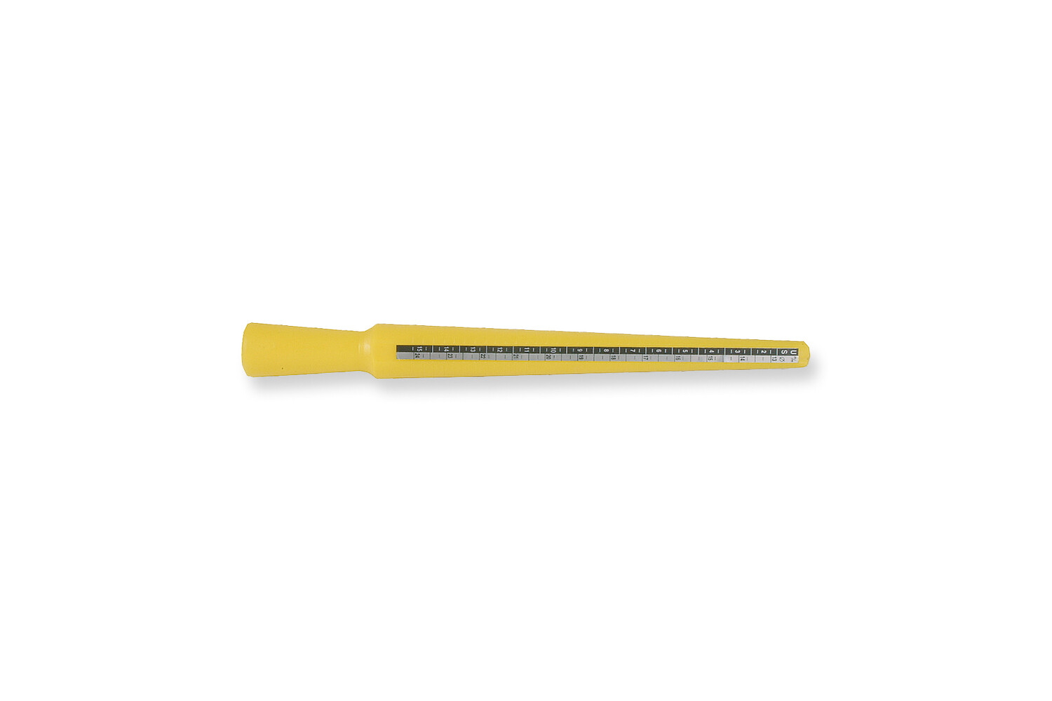 Ringenstok van plastic - geel