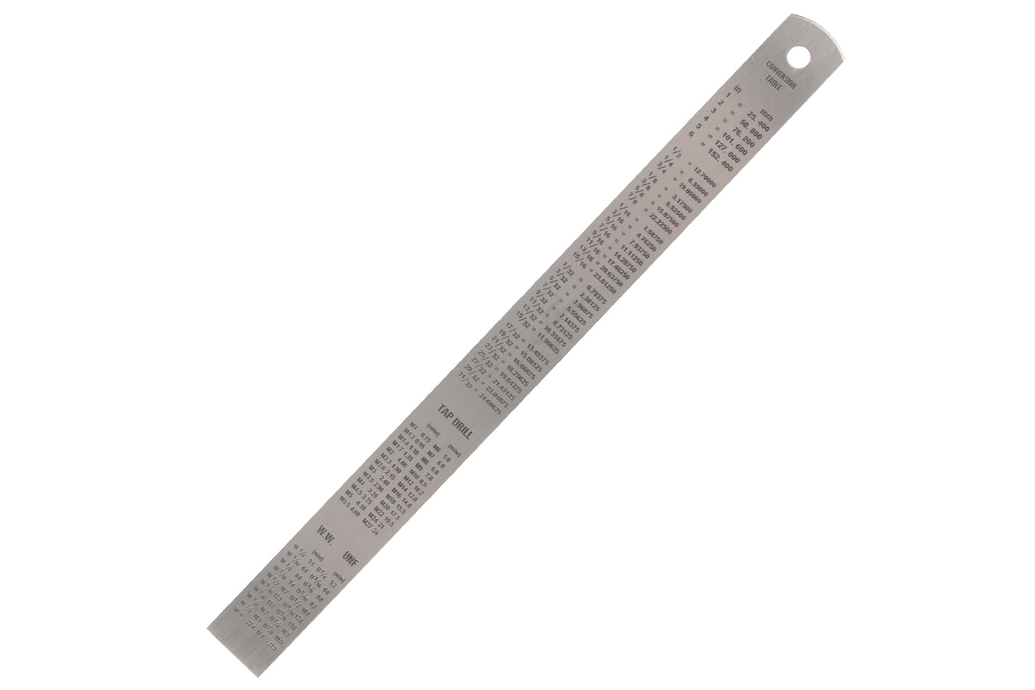 RÈGLE INOX 15 CM