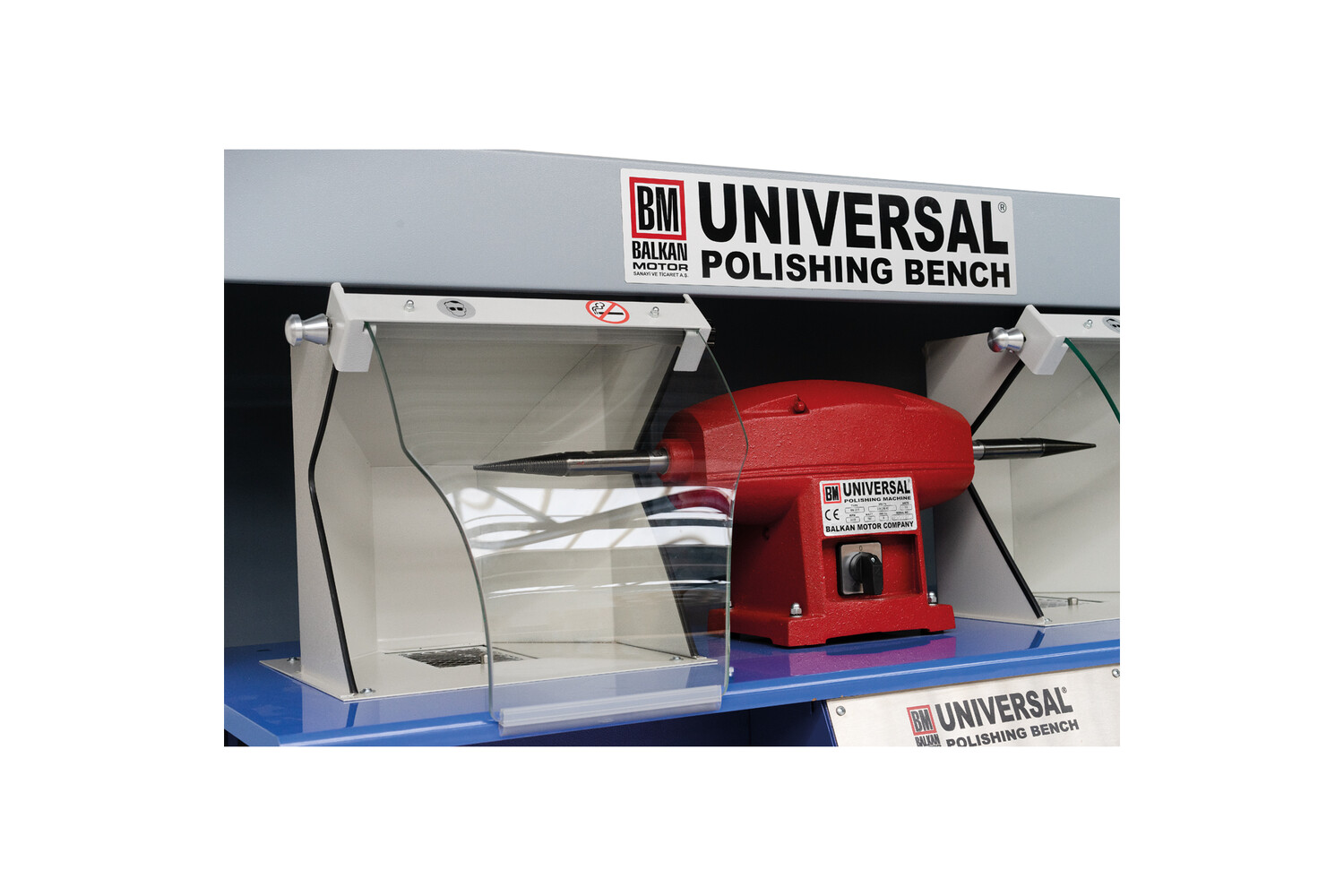 Polijstmachine met 2 werkplekken - Universal