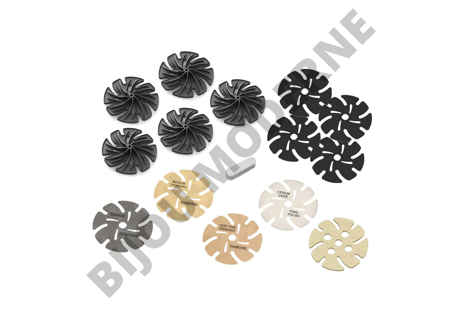 SET DE POLISSAGE VERRE ET EMAIL JOOLTOOL