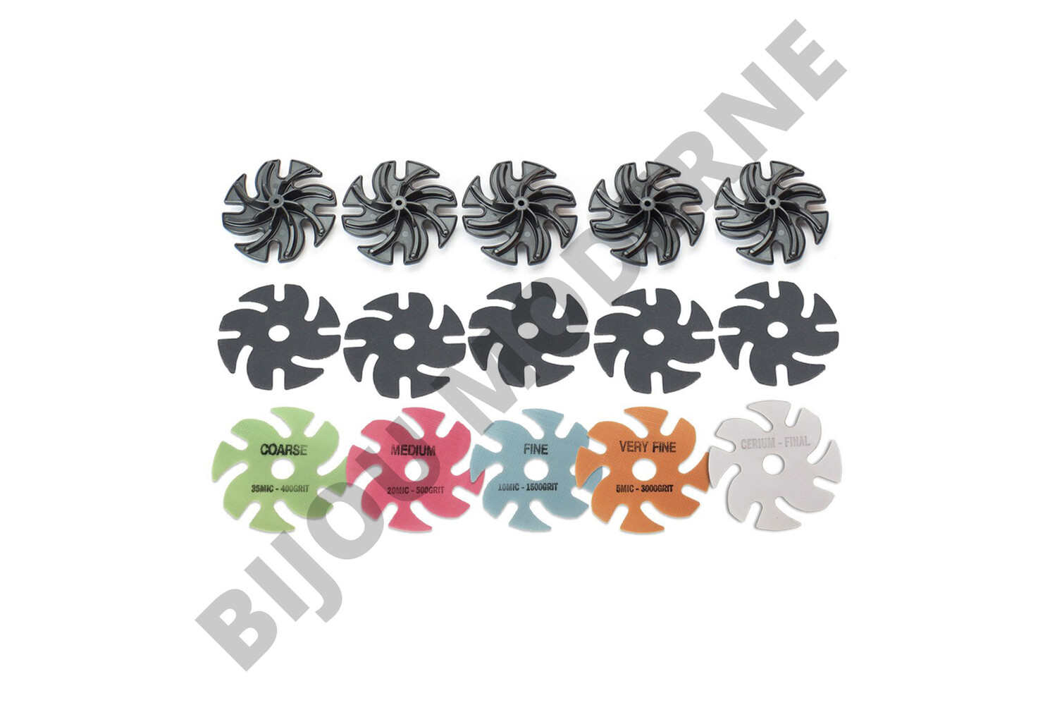 SET DE POLISSAGE JOOLTOOL POUR LE VERRE