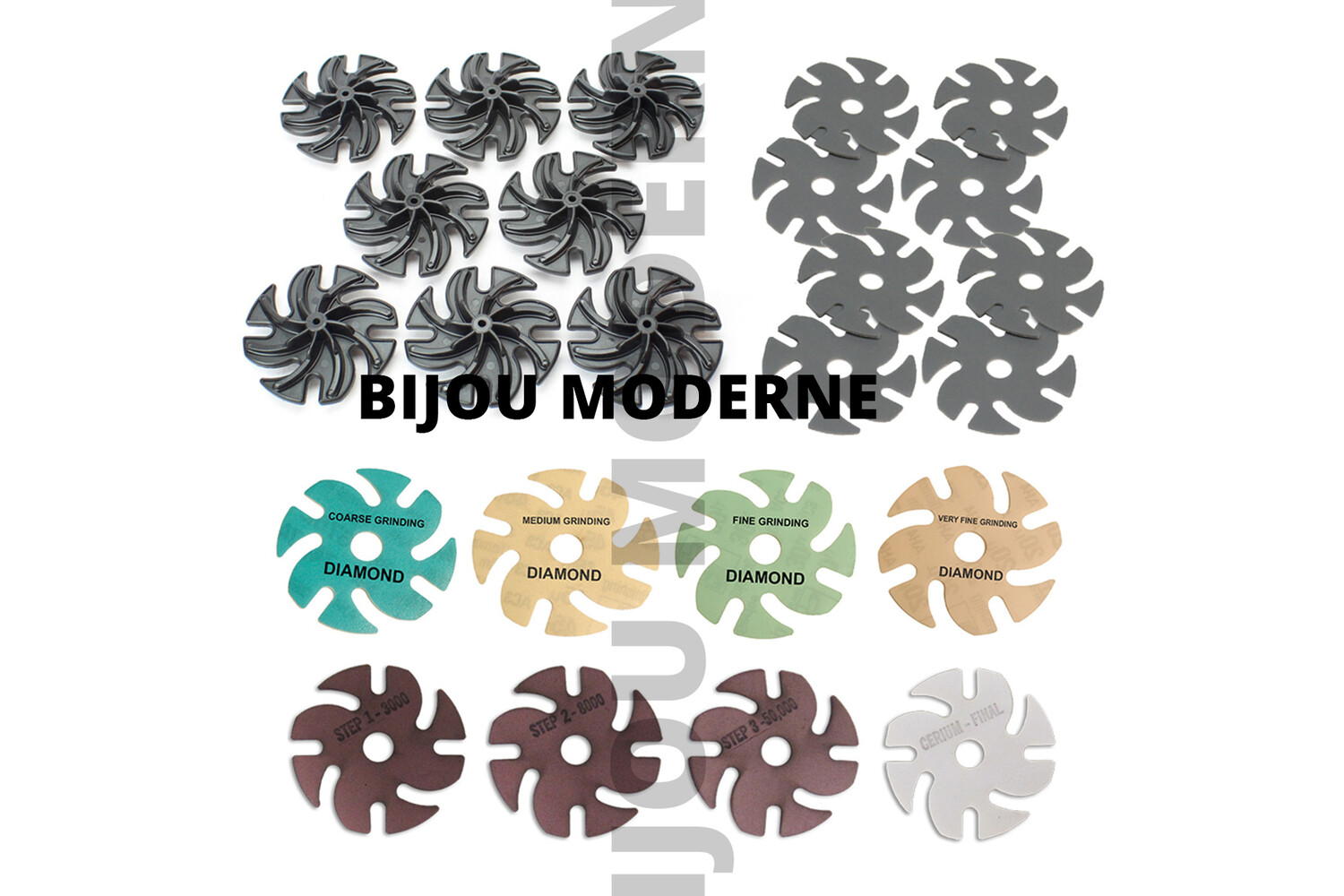 SET DE POLISSAGE JOOLTOOL POUR VERRES SAPHIR