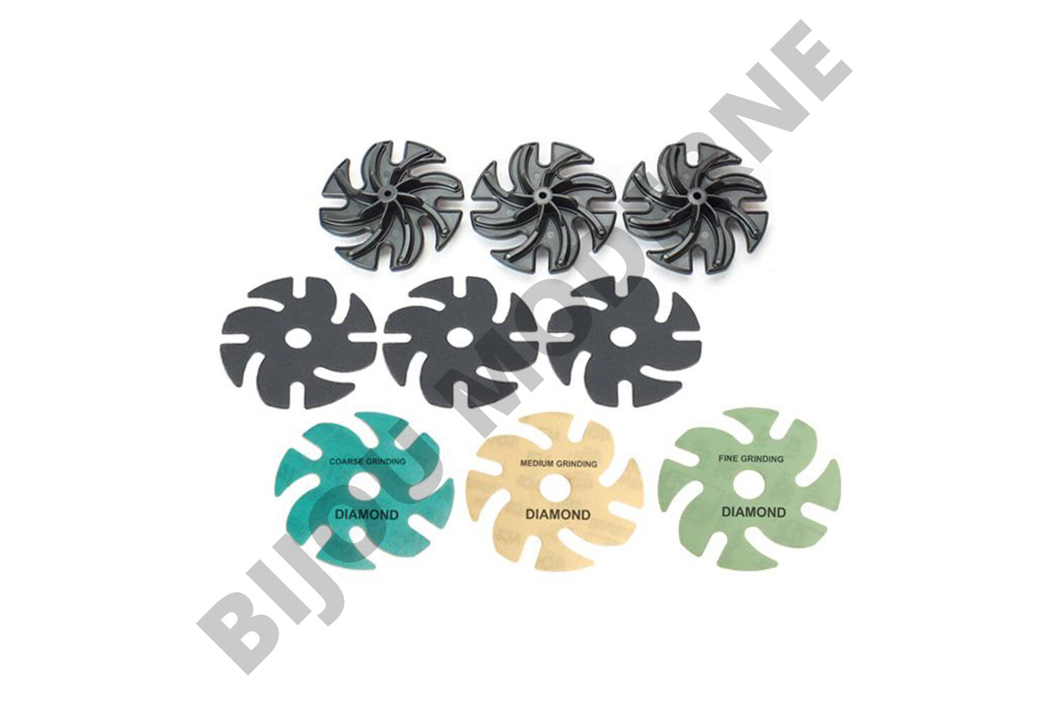 SET DE POLISSAGE  JOOLTOOL POUR MÉTAUX DURS