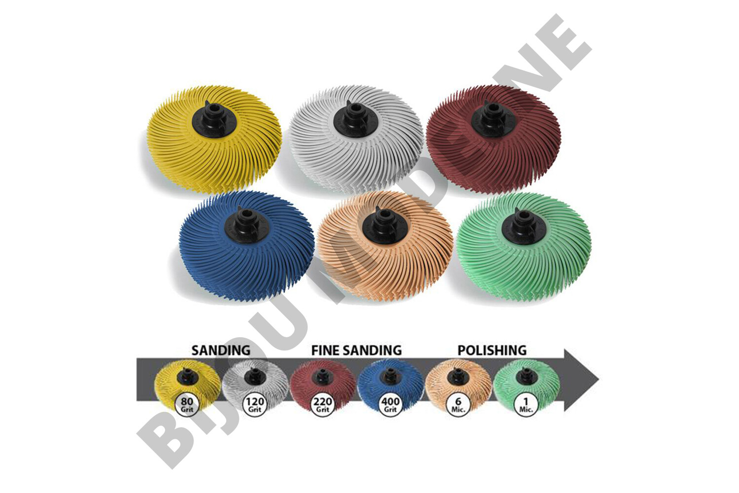 DISQUE HABRAS 3M JOOLTOOL MOYEN ROUGE