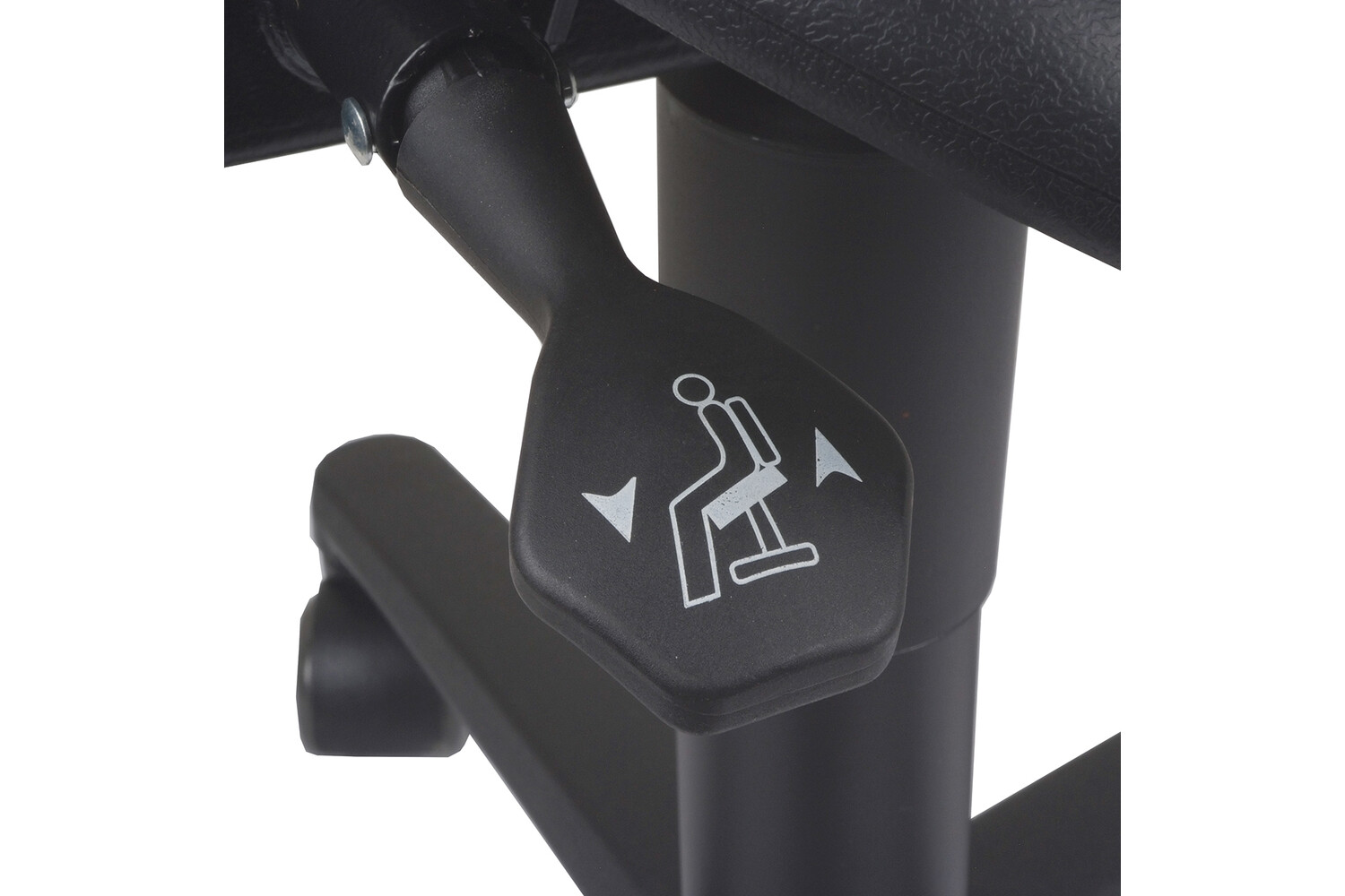 TABOURET SELLE AVEC DOSSIER À ROULETTES