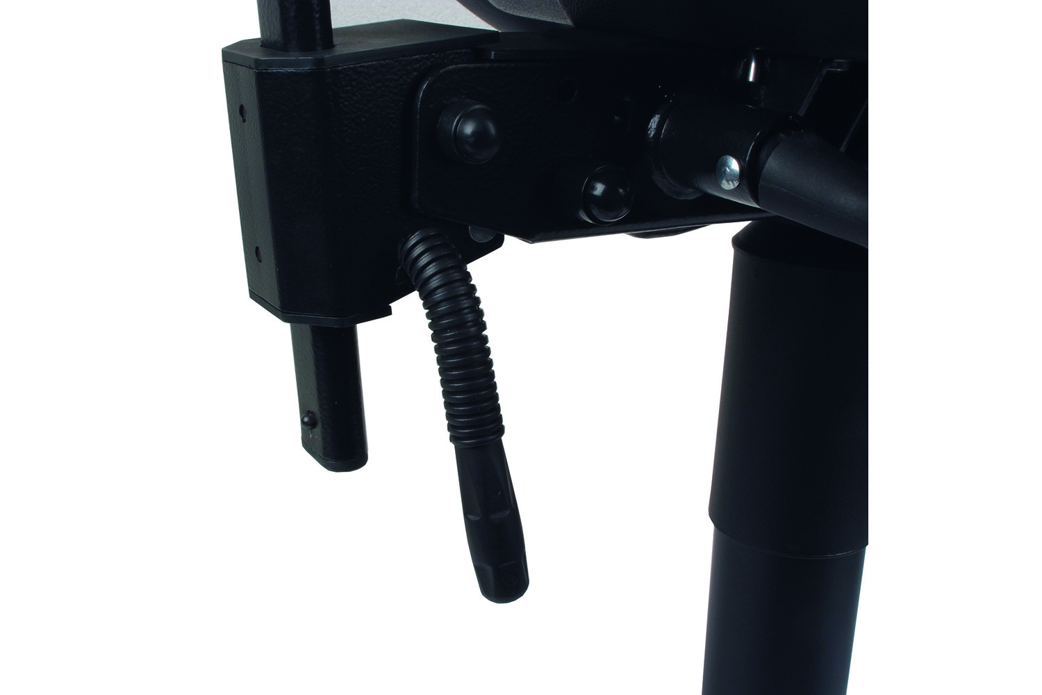 TABOURET SELLE AVEC DOSSIER À ROULETTES