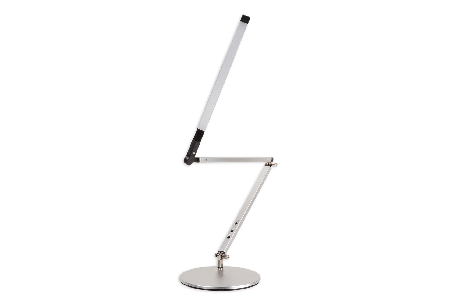 LAMPE À LEDS SUR PLATEAU ARGENT