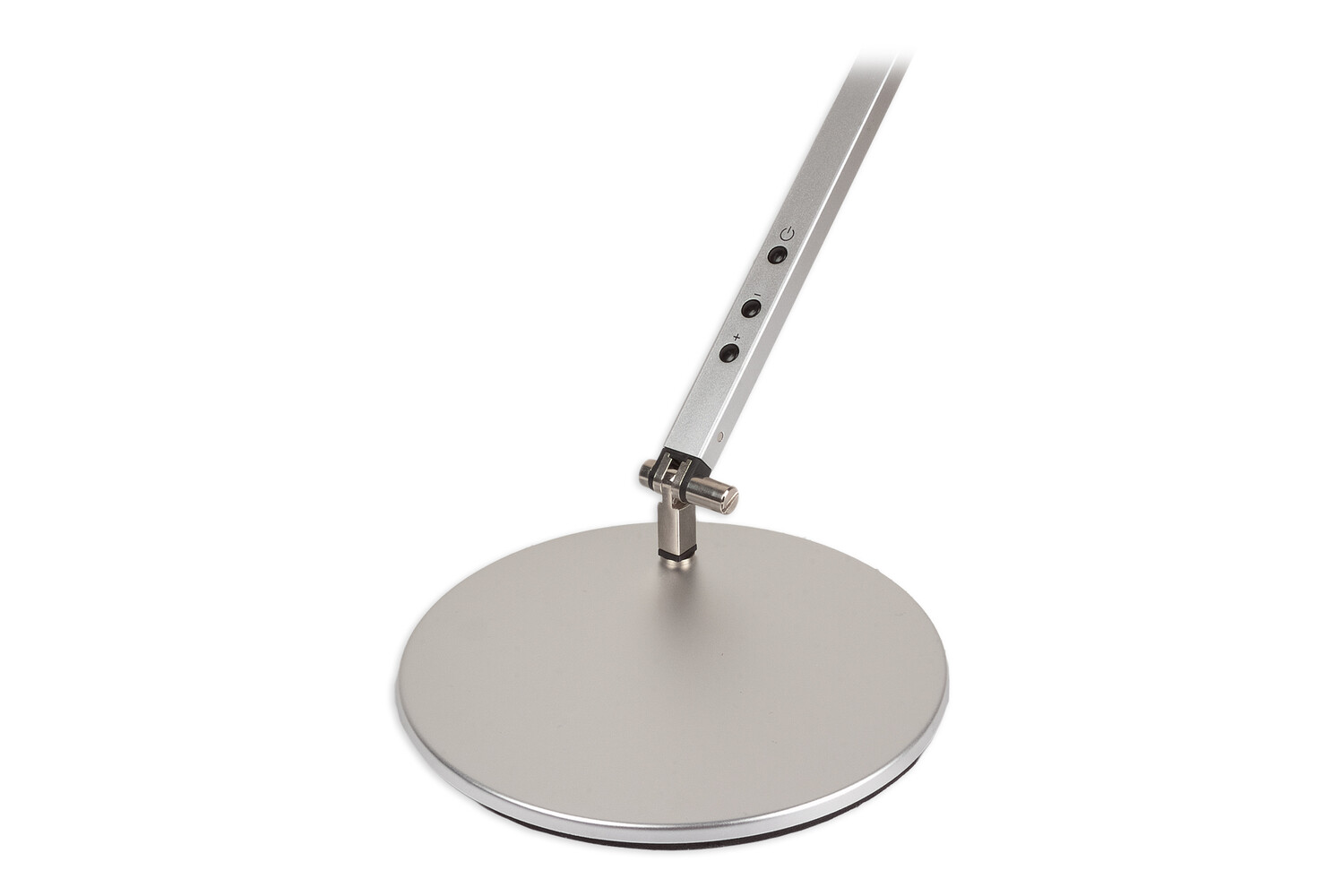 LAMPE À LEDS SUR PLATEAU ARGENT