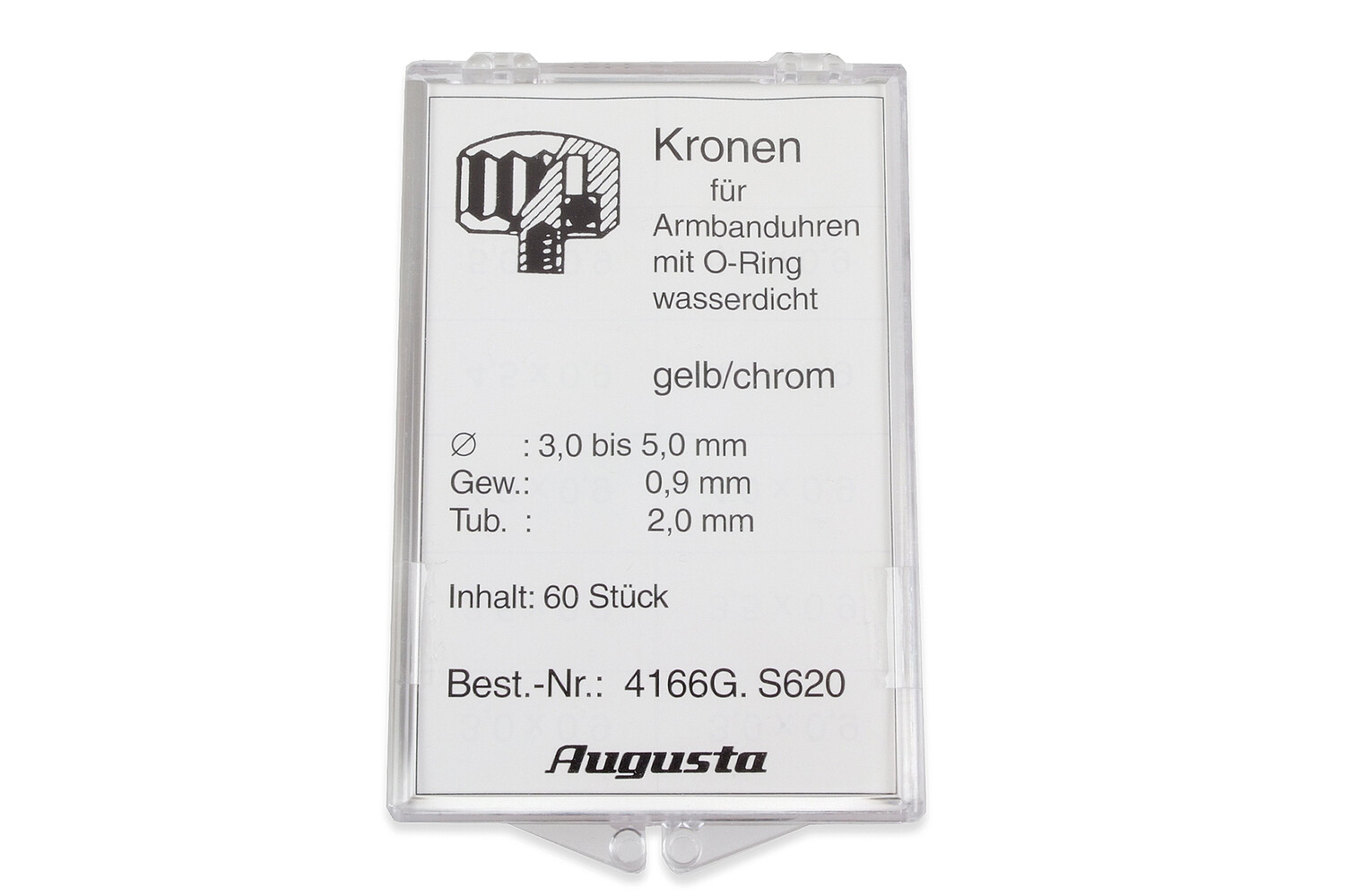 Assortiment kronen 3.0 - 5.0 mm