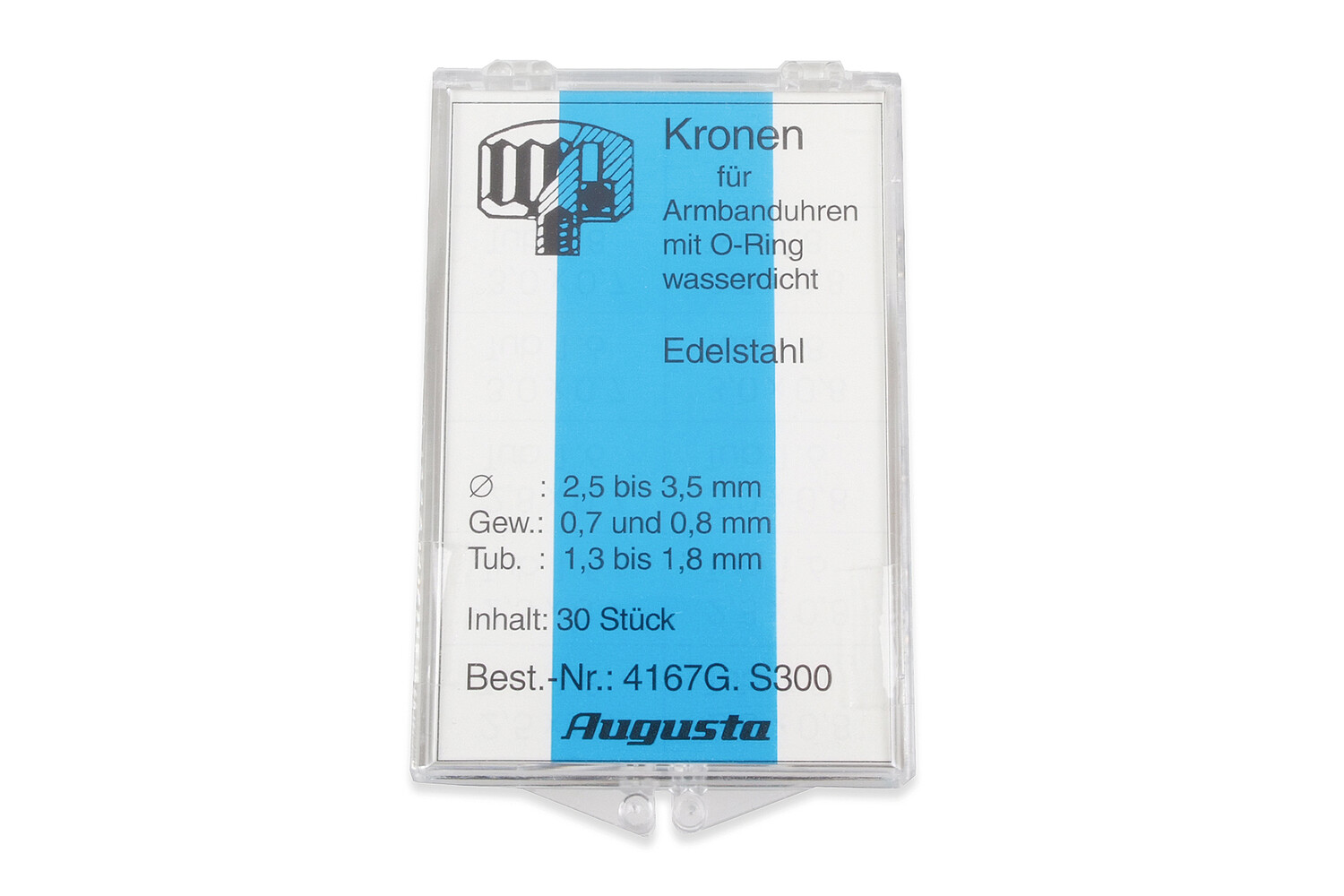 Assortiment kronen 2.5 - 3.5 mm