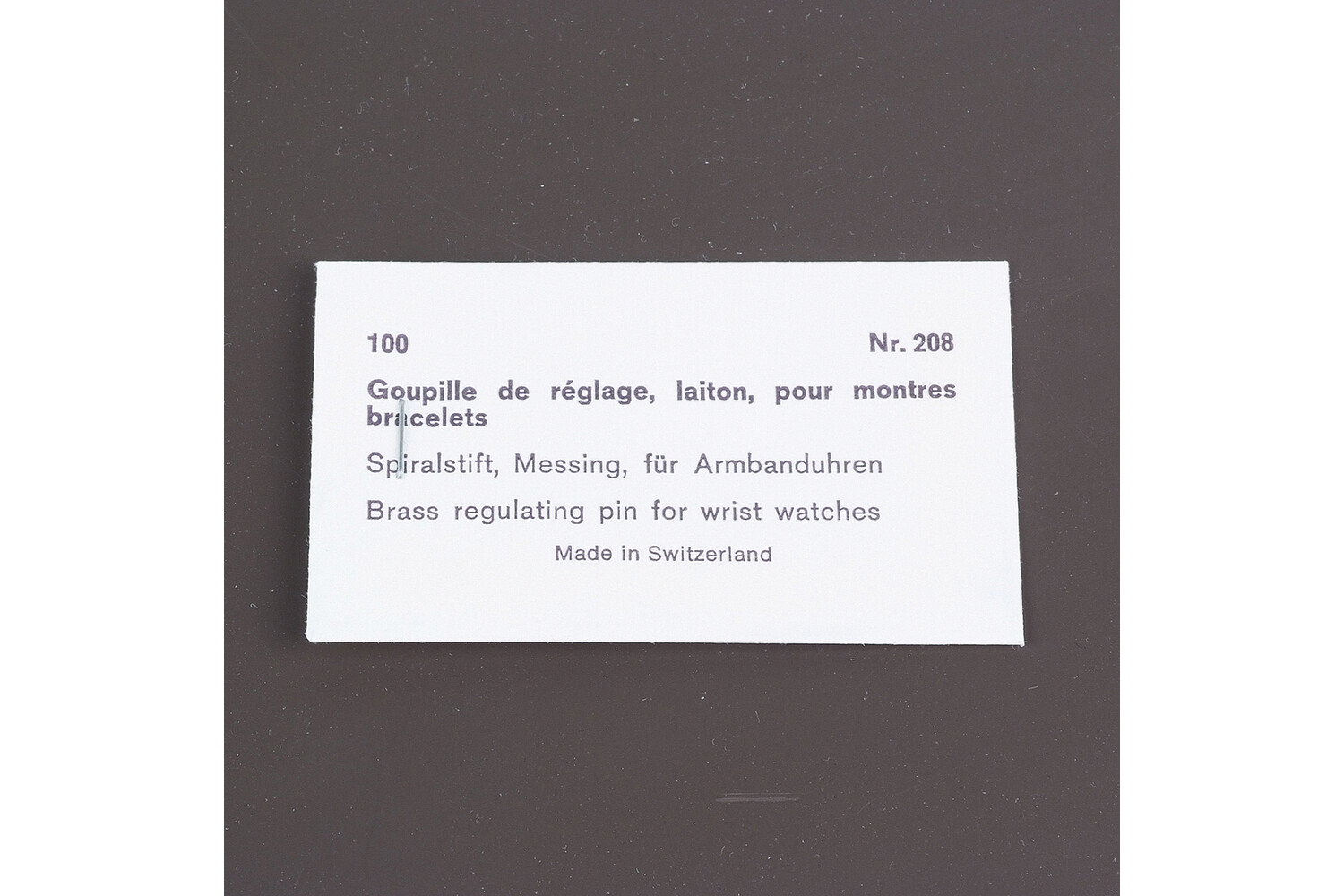 Axes de spirale assortiment 209- par 100