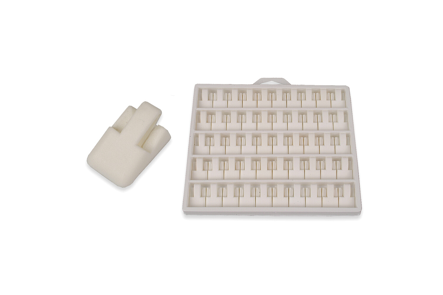 Ringstandaard bob delta wit - 50 stuks