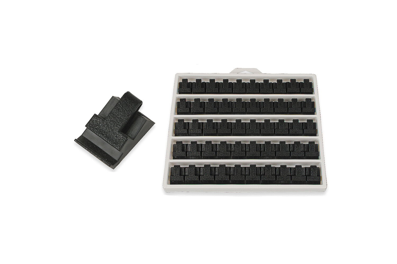 SUPPORTS DE BAGUE DELTA 2000 NOIRS PAR 50