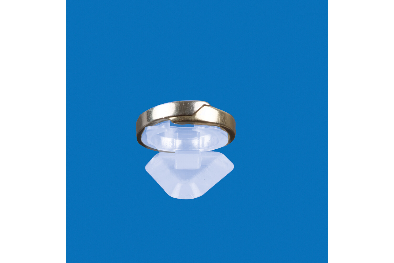 SOCLE ROND POUR BAGUES-TRANSPARENT
