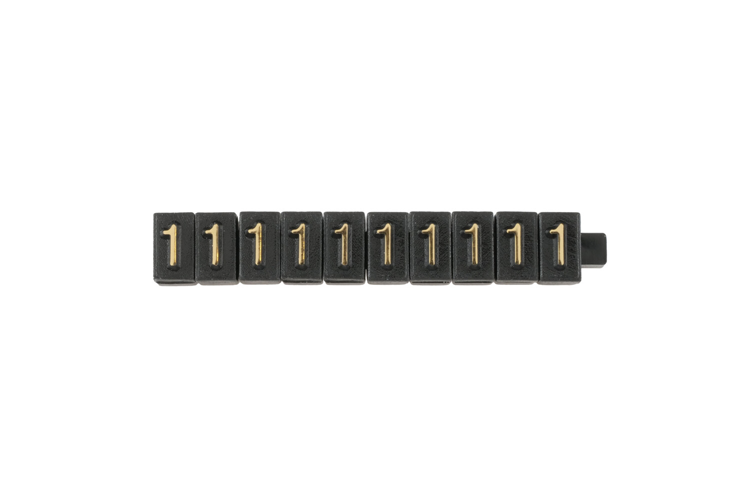 CHIFFRES  1  NOIRS -PAR 10