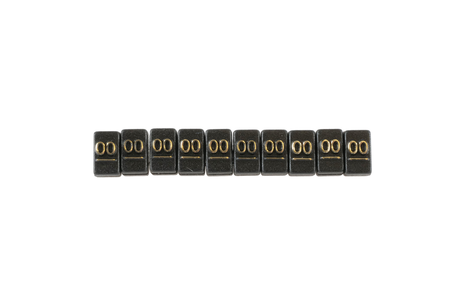 CHIFFRES  00  NOIRS -PAR 10