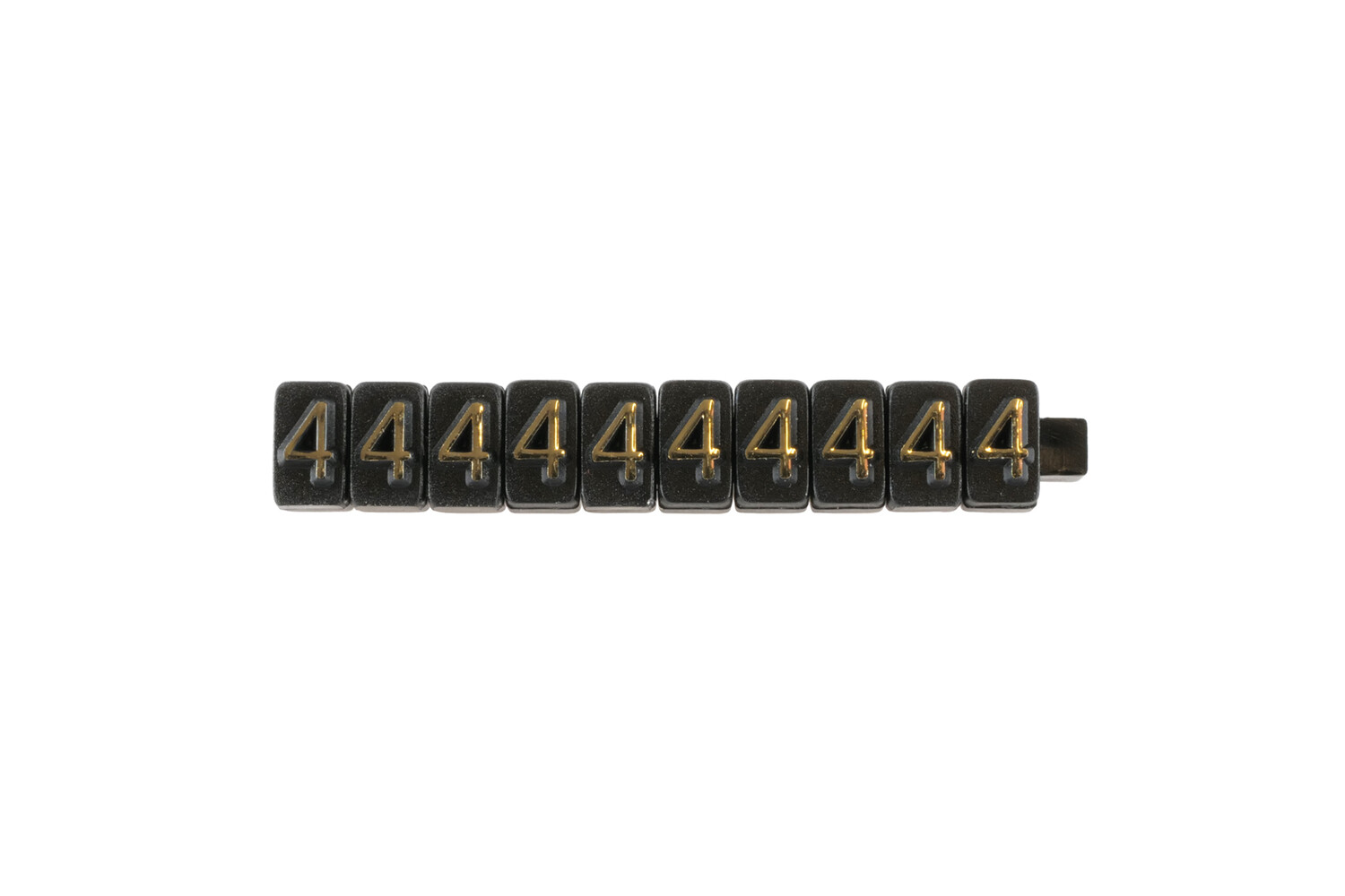 CHIFFRES  4  NOIRS -PAR 10