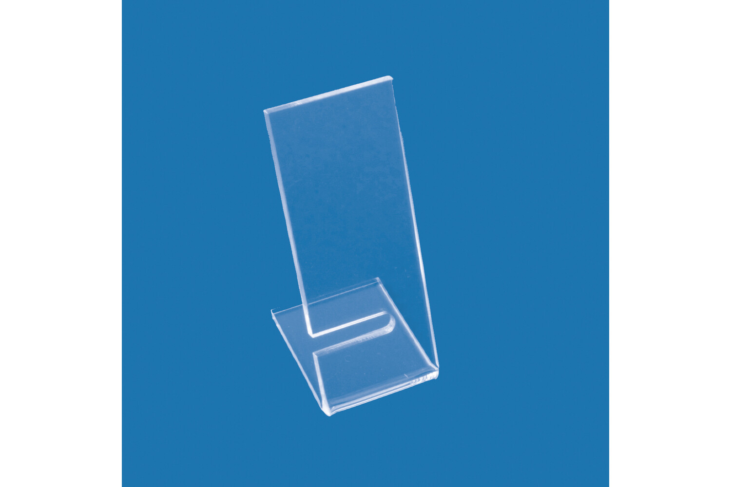 Horlogestandaard recht transparant