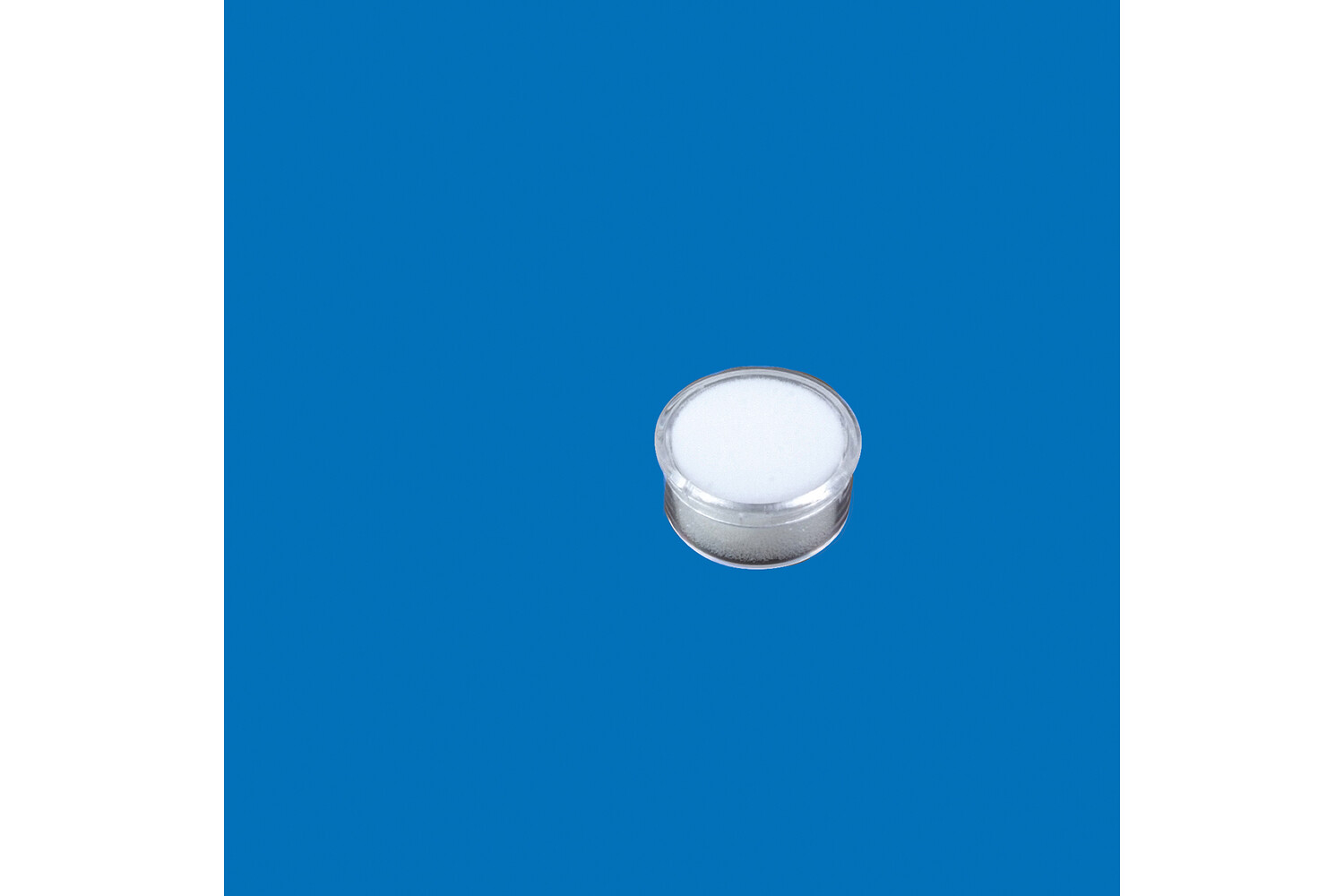 Stenendoos rond 30 mm transparant