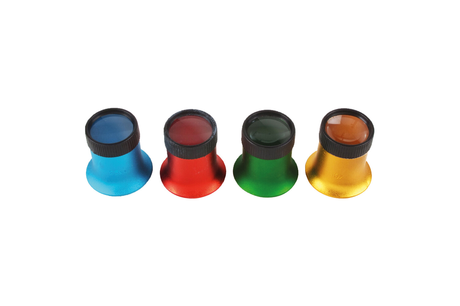 SET DE 4 LOUPES EN ALUMINIUM