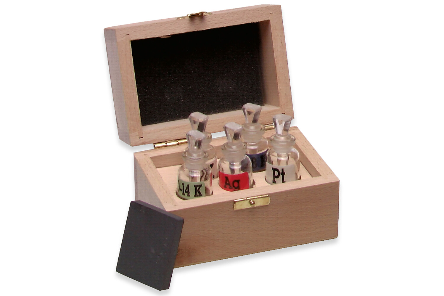 COFFRET A TESTER 9,14,18,AG,PT. + PIERRE