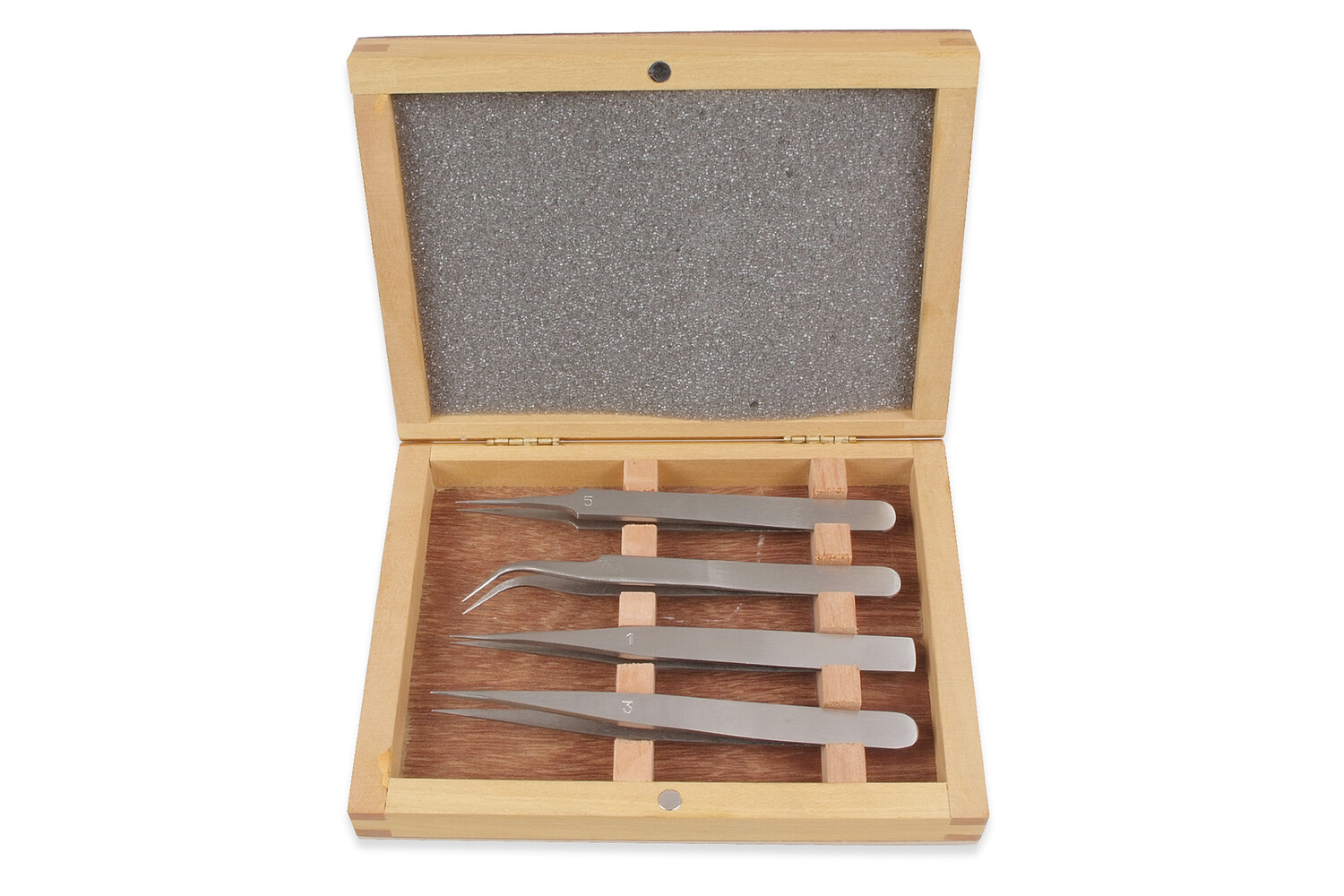 SET DE 4 PINCETTES NUMERO 1- 3 - 5 - 7