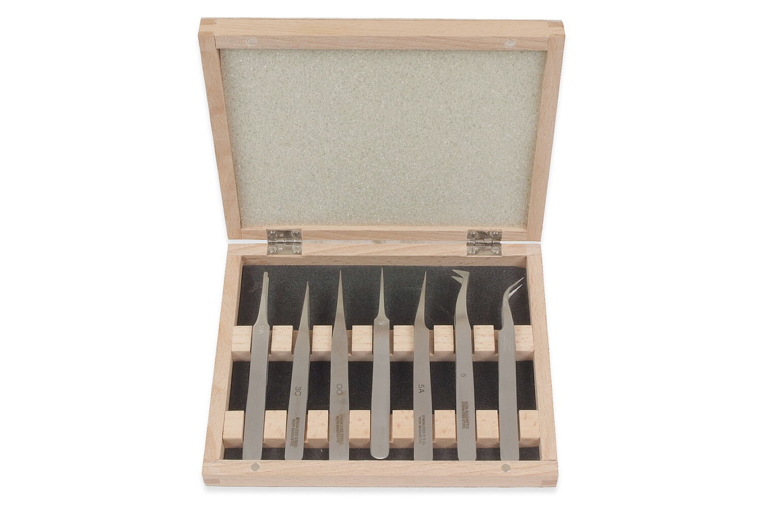 Set van 7 pincetten - E.P.