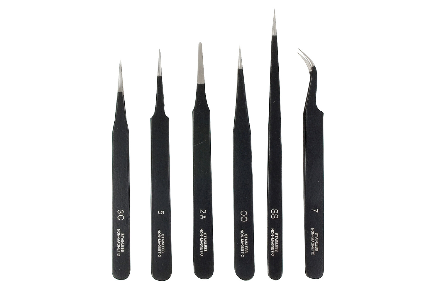 Set van 6 pincetten - E.P.