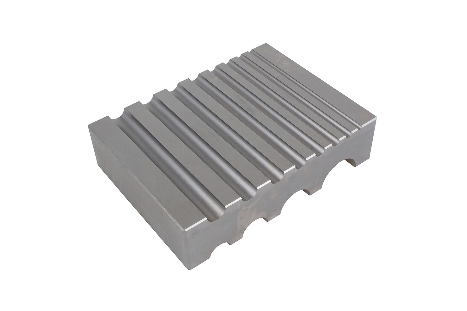 Scharnierank halfrond plat