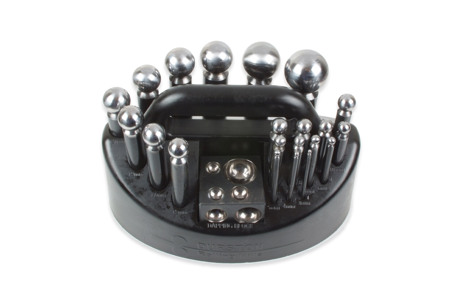 SET DE BOUTEROLLES DURSTON + DÉ À EMBOUTIR