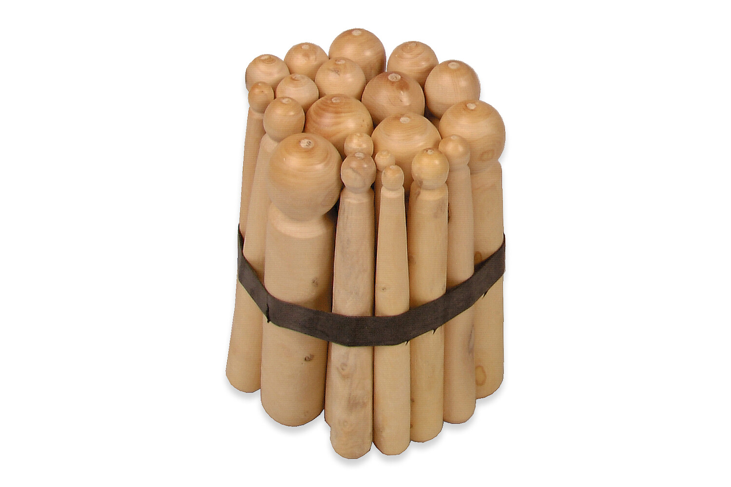 20 BOUTEROLLES EN BOIS  6 - 25 MM