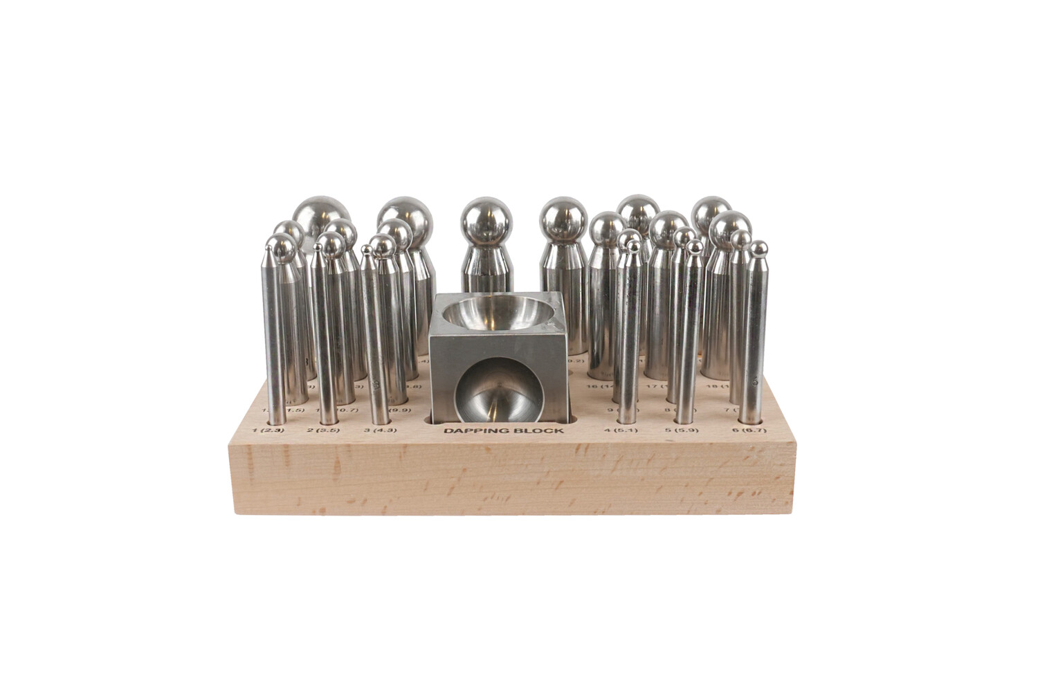 Bolpons set staal 24 stuks E.P.